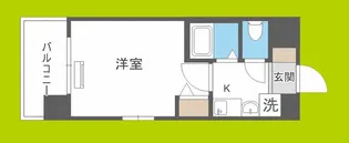 ラナップスクエア上本町【7階】の間取り