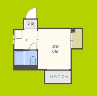 シャトル中宮【1階】の間取り