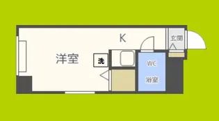 アベニュー淀屋橋【8階】の間取り