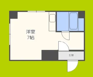 大宝 北天満ロイヤルハイツ【2階】の間取り