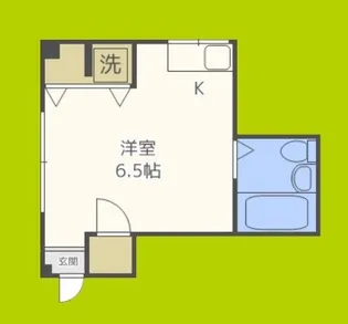 グランドキャナル新町【4階】の間取り
