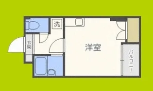 ナニワIII番館【3階】の間取り