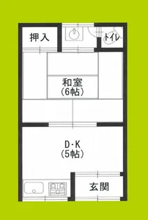 天下茶屋文化【1階】の間取り