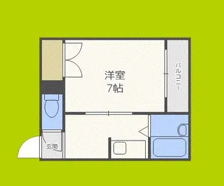 ミエビル【7階】の間取り