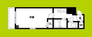 貴王天満橋【5階】の間取り