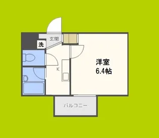 南船場マンション【5階】の間取り