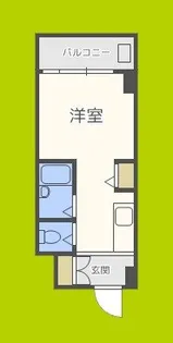 ラ・フォーレ桜宮II【4階】の間取り