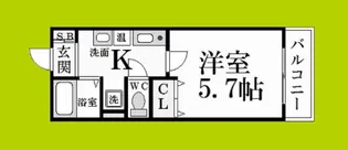 IF城北【5階】の間取り