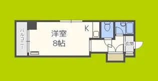 グランドール長堀【2階】の間取り