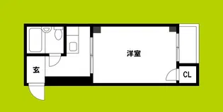 ヴィラ岸里【2階】の間取り