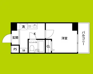 エスリード新大阪【4階】の間取り