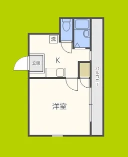 コンフォート姫里【2階】の間取り