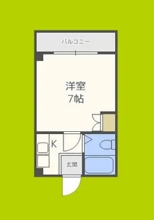 セラ岸ノ里【6階】の間取り