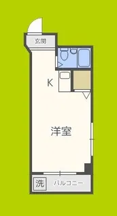 ベルメゾンロゼ【1階】の間取り