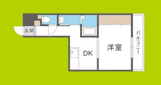 フローライト豊里1【2階】の間取り