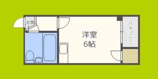 コルベール玉出【2階】の間取り