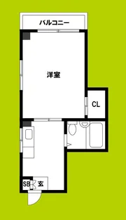 OMレジデンス今里【3階】の間取り