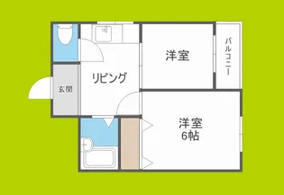 ライラックマンション【3階】の間取り