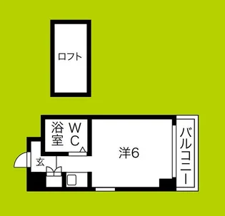 プレアール長柄【6階】の間取り