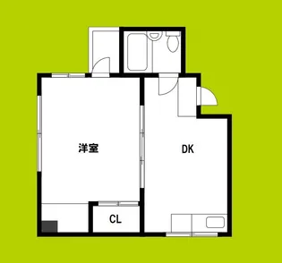 晃大ビル【2階】の間取り