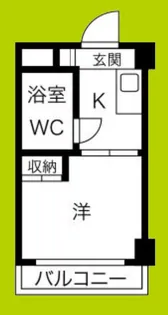 トーエー新深江【4階】の間取り