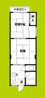 パインリーフ鶴見【1階】の間取り