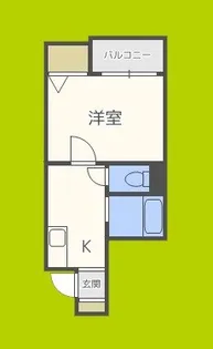 ノルデンハイム上新庄2【3階】の間取り