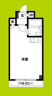 ルーミハイツ三国【2階】の間取り