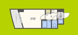 ラナップスクエア新福島【9階】の間取り