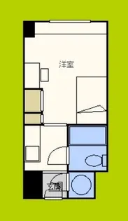 ステュディオ新御堂【6階】の間取り