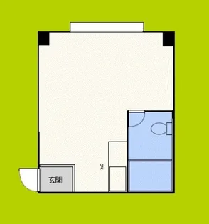 万代住之江コーポ【1階】の間取り