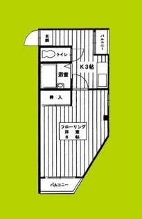アワーハウス磯路弐番館【4階】の間取り