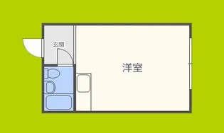 YOUハイム北巽【4階】の間取り