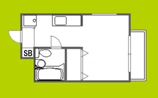 ザ シティ淡路【4階】の間取り
