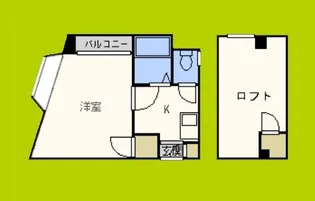 メゾンマルヨネ九条【4階】の間取り