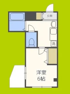 ラフィーネ淡路【3階】の間取り