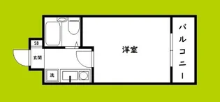 1Kの間取り画像