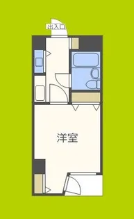 ノアーズアーク桃谷駅前【3階】の間取り