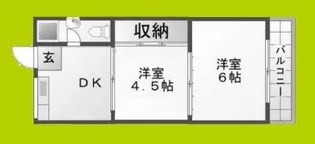 セレブサンティール【3階】の間取り