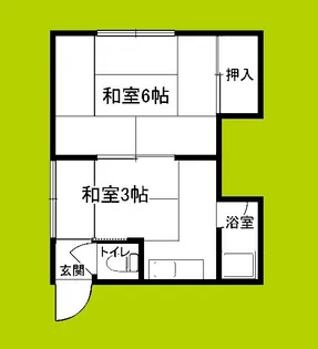 かつらマンション【4階】の間取り