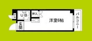 ベルメゾンエトワール【4階】の間取り