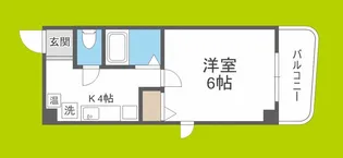 プレミアム新福島【2階】の間取り