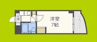 アクエルド都島【4階】の間取り