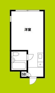 ルネ市岡【4階】の間取り