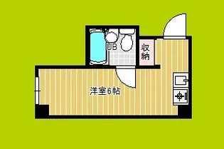 堀江グリーンハイツ【5階】の間取り