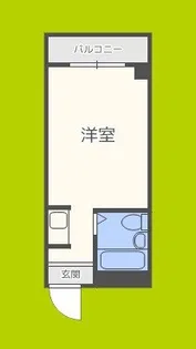 YOUハイム今里【3階】の間取り