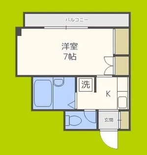 グリーンハイツ今津【4階】の間取り