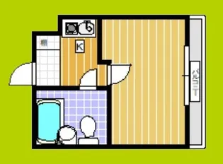 エクラ深江橋【6階】の間取り