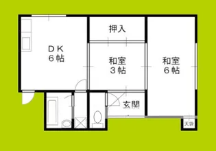 コーポ鶴見【2階】の間取り