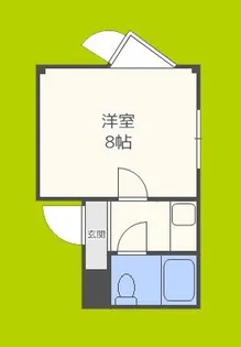 大宝 AXIA緑橋【2階】の間取り